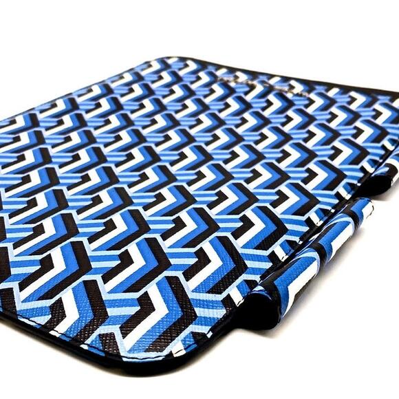 154. Prada Saffiano Leather Geometric Pattern iPad Case - Picture 2 of 14